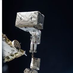 Astronaut's Head Upgraded During Spacewalk