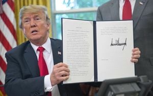 Trump Signs Bill To Prevent Shutdown And Targets Terror Gang