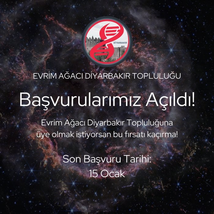 Evrim Ağacı Diyarbakır Topluluğu Üye Alımları 2023