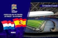 Alineaciones probables del Países Bajos-España, ida de los cuartos de final de la Liga de las Naciones