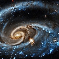 UGC 1810: Wildly Interacting Galaxy from Hubble