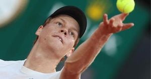 Jannik Sinner Returns To Court Against Mariano Navone