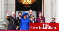 VE Day: royals appear on palace balcony for 80th anniversary flypast – as it happened