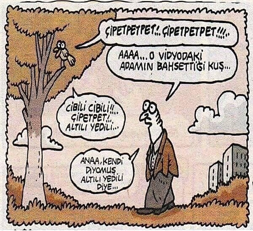 Konuyla ilgili çok hoş bir karikatür.