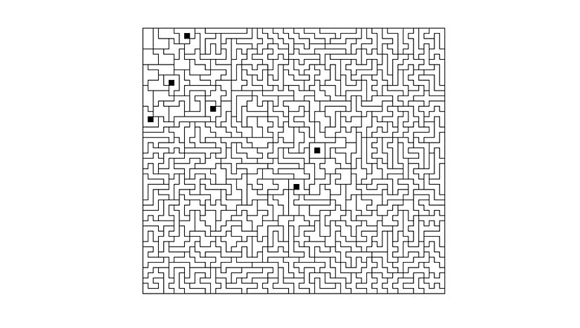 Michael Keller'ın 1987 yılında tamamladığı 369 oktominodan oluşan 51x58 birim kare boyutundaki yapı