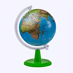 Modern Dünya Küresi: Fiziki, 26 cm, Işıks100