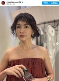 長谷川京子、デコルテ大胆あらわの華やか衣装にファン釘付け