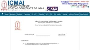 ICMAI Announces CMA December 2024 Exam Results