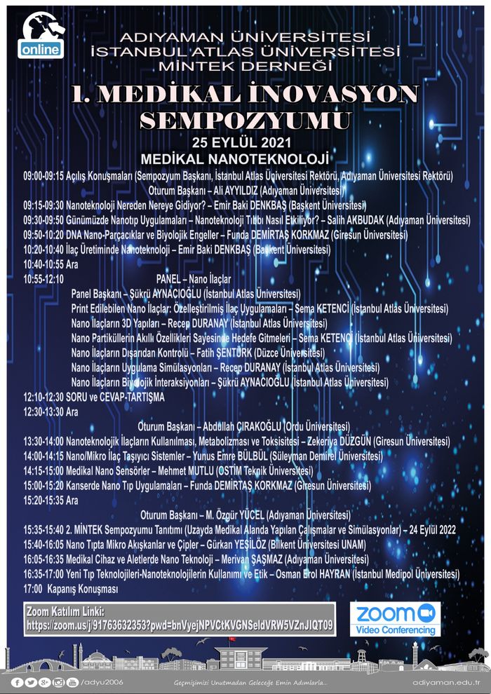 MİNTEK Derneği Medikal Nanoteknoloji Sempozyumu