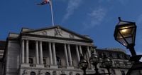 BoE cuts rates, surprise vote split sends pound, yields higher