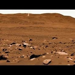 A Martian Dust Devil Spins By