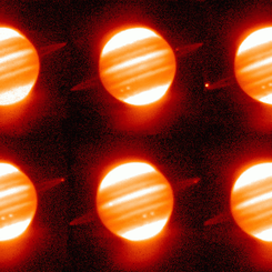 Running Red Rings Around Jupiter
Credit: