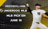 Clarke Schmidt Underdog MLB Picks Today, 6/16: Baseball Projections + More
