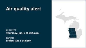 Canadian Wildfire Smoke Triggers Michigan Air Quality Alerts