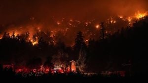 Southern California Faces Fires And Power Outages Amid High Winds