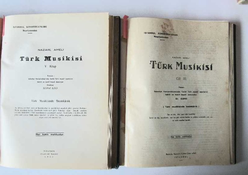 (Doktorun eserlerinden biri "Nazari ve Ameli Türk Musikisi")