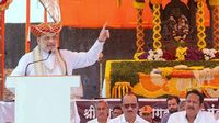 VIDEO: Union HM Amit Shah Pays Tribute To Chhatrapati Shivaji Maharaj On 345th Death Anniversary At Raigad Fort