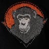 The Chimp: Şempanze T-Shirt (Nakış, %100 Pamuk)