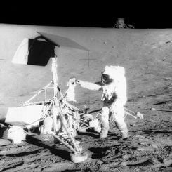 Apollo 12 Visits Surveyor 3