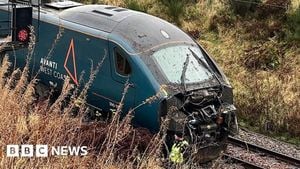 Landslide Derails Glasgow To London Train In Cumbria