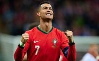 Video: Cristiano Ronaldo scores thrilling goal for Portugal against Denmark in Nations League, subbed off later