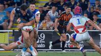 LIVE NRL: Fermor’s freak juggle try as Campbell stars in Titans rout of Knights