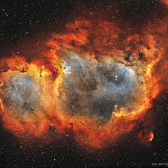  Glowing Elements in the Soul Nebula 