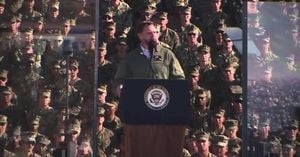 Vance Stirs Debate At Marines 250th Anniversary Event