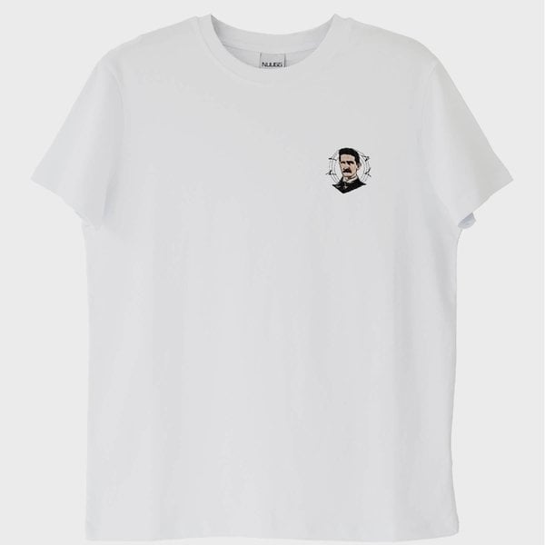 Nikola Tesla T-Shirt (Nakış, %100 Pamuk)