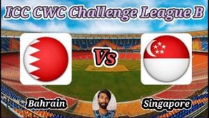 Cricketing Clash: Singapore Battles Bahrain While Uganda Takes On Hong Kong