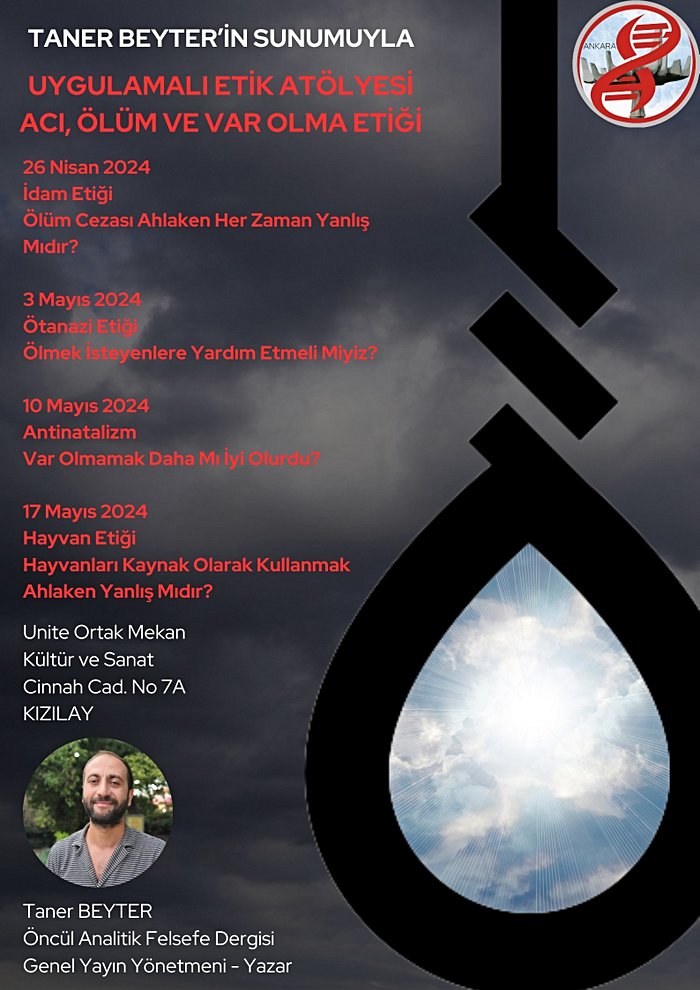 Uygulamalı Etik Atölyesi - Acı, Ölüm ve Var Olma Etiği