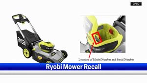 Major Recall Issued For Ryobi Lawn Mowers Due To Fire Hazard