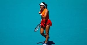 Emma Raducanu Shocks Eighth Seed Emma Navarro At Miami Open