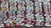 Auto exports hit fresh high in February on hybrid models