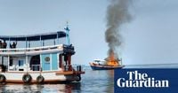 British tourist missing after boat catches fire off Thai island