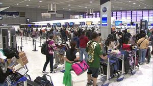 Golden Week Travel Surge Begins At Narita Airport