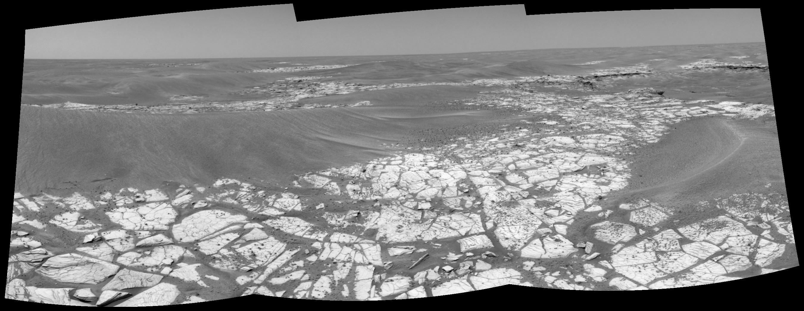 The Road to Victoria Crater on Mars