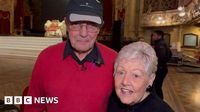 Blackpool Tower hosts couple's last dance before care home - BBC News