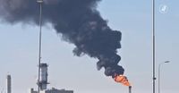 Grote brand door stroomdip in Moerdijk