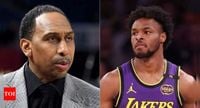 “He looked like somebody that belonged”: Stephen A. Smith takes surprising U-turn on his stance on Bronny James | NBA News - The Times of India