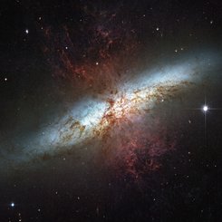 M82: Galaxy with a Supergalactic Wind