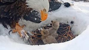 Big Bear Eagles Lose Eaglet Amid Winter Storms