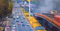 Bomberos atienden conato de incendio fuera de la línea B del Metro de CDMX