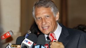 Dominique De Villepin Addresses Key Political Issues On BFMTV