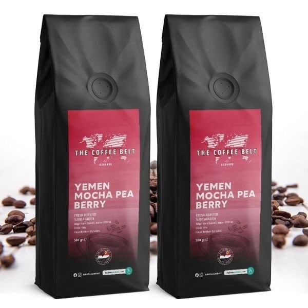 Yemen Mocha Pea Berry Yöresel Kahve 1000 gr.