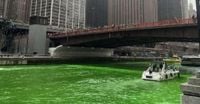 Chicago turns river green for St. Patrick's Day