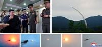 North Korea's Kim Jong-un supervises test-firing of new air defence missiles