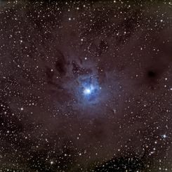 A Dusty Iris Nebula