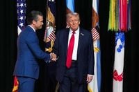 Hegseth, Trump tout US military strength at unprecedented meeting