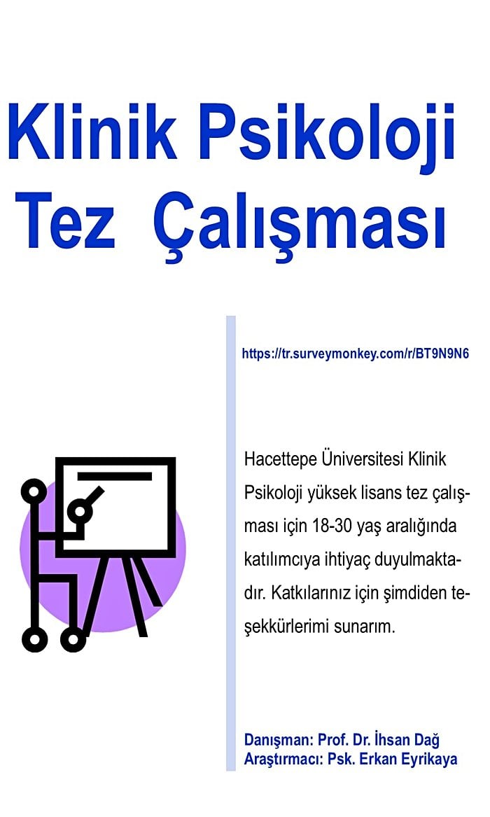Klinik Psikoloji Yüksek Lisans Tez Çalışması Katılımcı Çağrısı